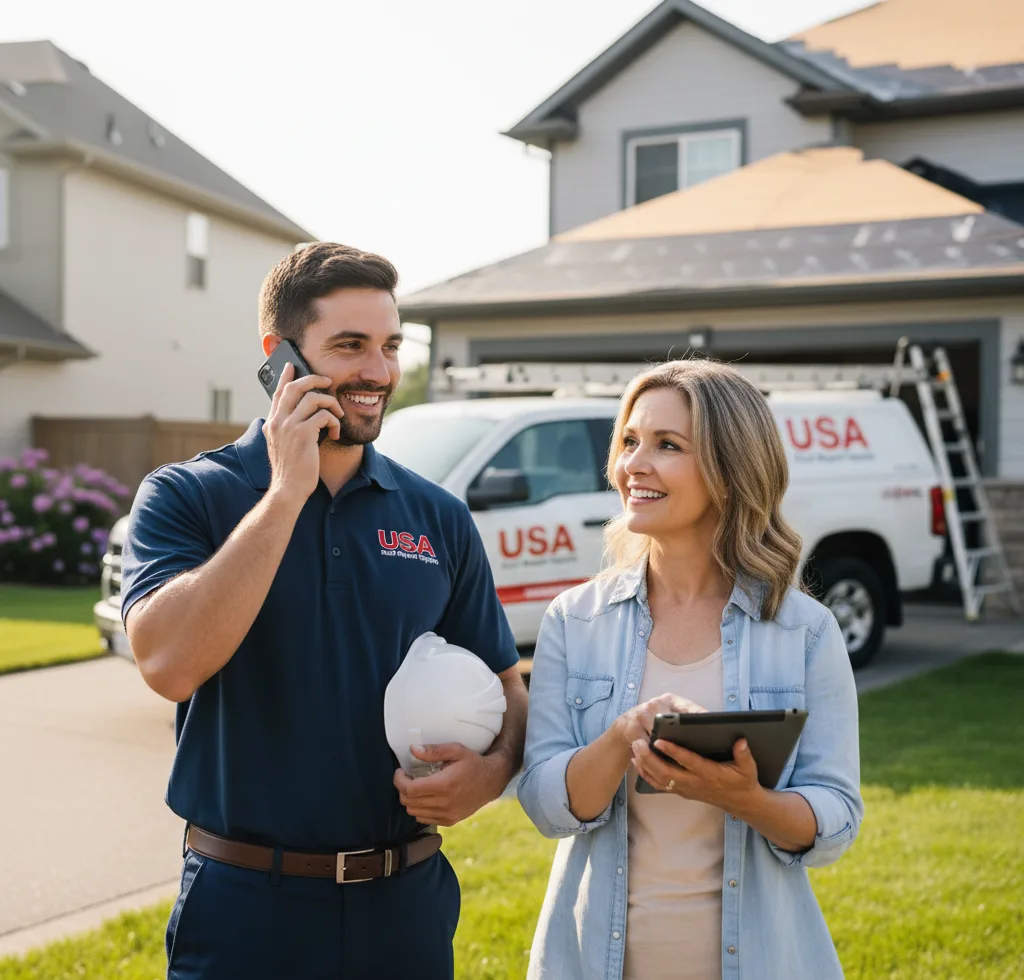 USA Roof Repair Experts customer support in Salamanca